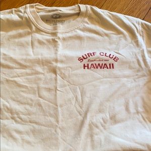Rare vintage surf club Hawaii long sleeve tee